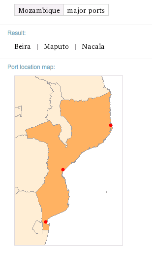 mozambique port transport, globserver.cn